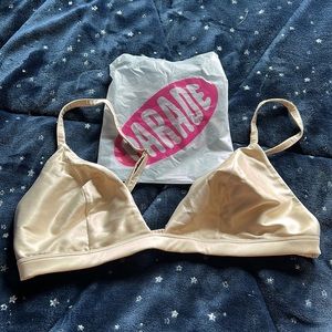 Parade Satin Triangle Bralette
